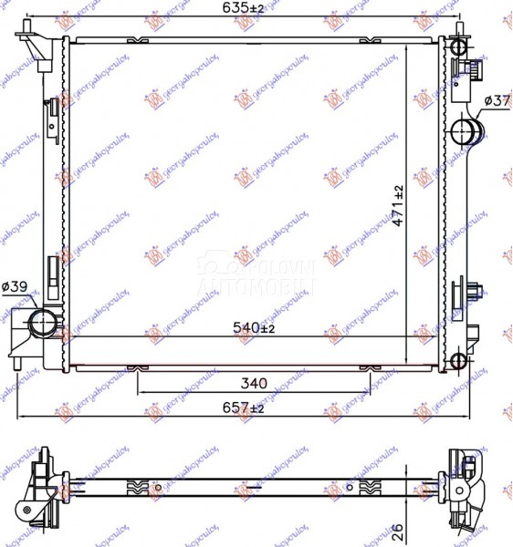 HLADNJAK MOTORA 1.2 DIG-T (AUT