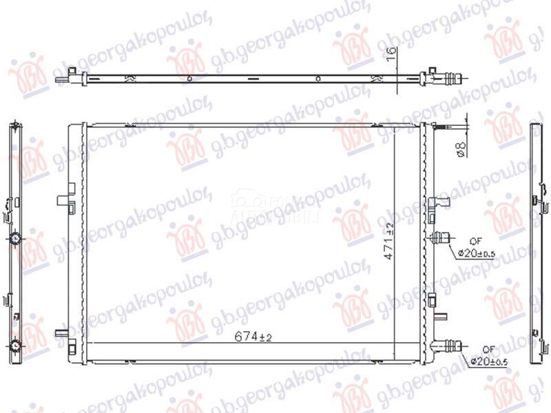 HLADNJAK MOTORA DODATNI 1.5 DI