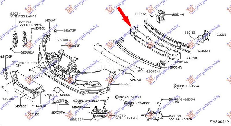 APSORBER PREDNJEG BRANIKA