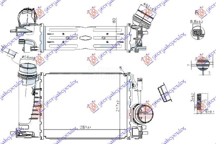 HLADNJAK INTERKULERA 1.3 DiG-T
