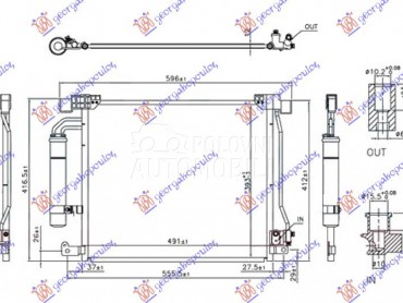 HLADNJAK KLIME 1.2 DIG TURBO/1 za Nissan Pulsar od 2015. do 2025. god.