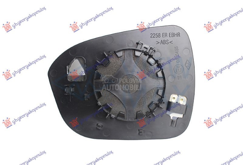 STAKLO RETROVIZORA SA GREJACEM