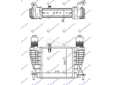 HLADNJAK INTERKULERA 1.5 DIZEL za Nissan Note od 2006. do 2013. god.