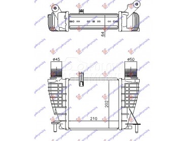 HLADNJAK INTERKULERA 1.5 DIZEL za Nissan Nv200 od 2009. do 2025. god.
