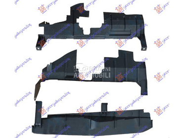 POKLOPAC HLADNJAKA PLASTICNI za Nissan Micra od 2010. do 2013. god.