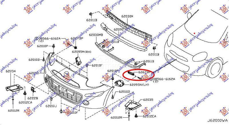 NOSAC PREDNJEG BRANIKA BOCNI P