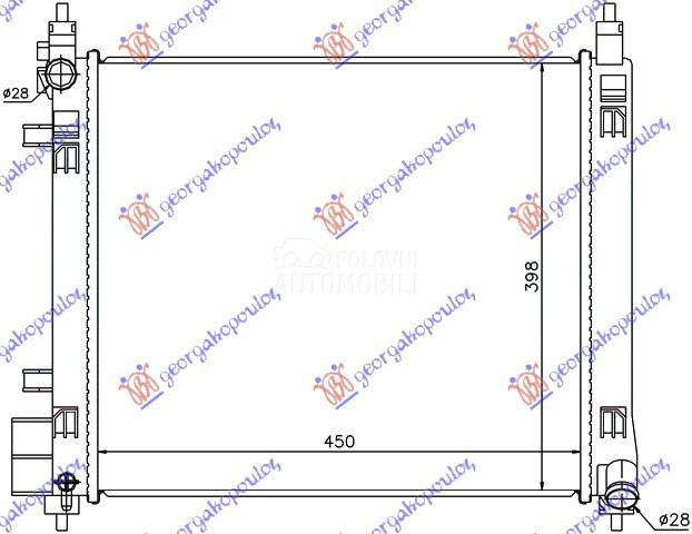 HLADNJAK MOTORA 1.2 DIG (HR12D