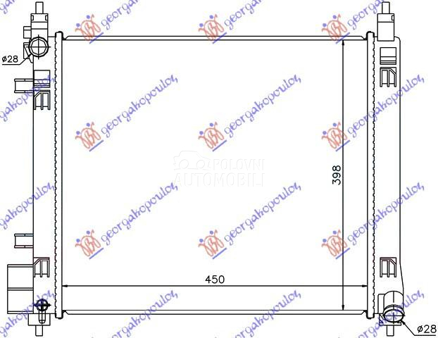 HLADNJAK MOTORA 1.2 DIG (HR12D