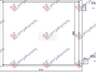 HLADNJAK KLIME 1.2DIG 1.5i 16V za Nissan Micra od 2013. do 2017. god.