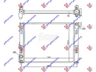 HLADNJAK MOTORA 1.0i 1.3 DIG-T za Dacia Lodgy od 2012. do 2025. god.