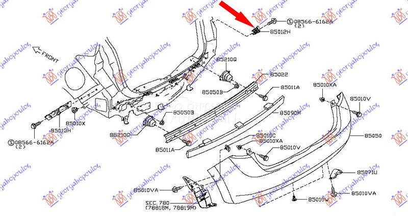 NOSAC ZADNJEG BRANIKA BOCNI PL
