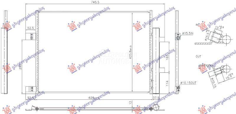 HLADNJAK KLIME 1.7 BENZIN (629