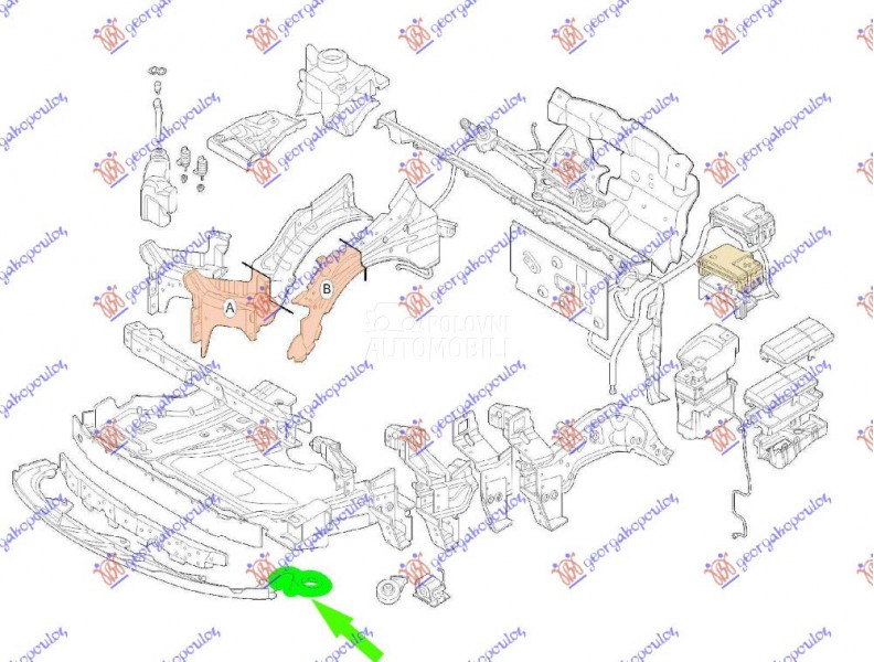 NOSAC SINE PREDNJEG BRANIKA DO