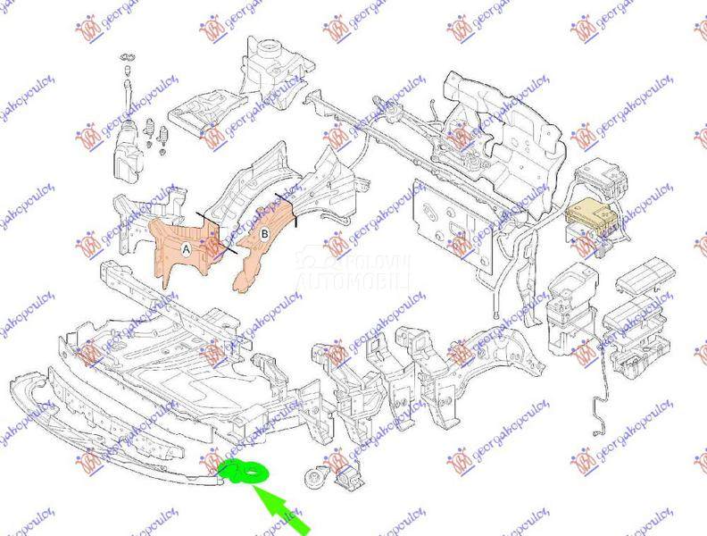 NOSAC SINE PREDNJEG BRANIKA DO