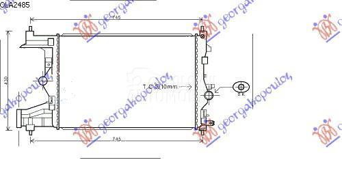 HLADNJAK MOTORA 1.4/1.6 TURBO