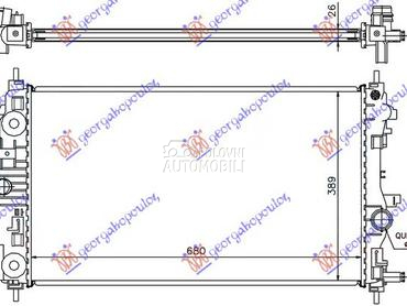 HLADNJAK MOTORA 1.7/2.0 DIZEL za Opel Astra J od 2013. do 2016. god.