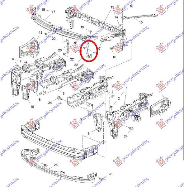 VEZNI LIM VERTIKALNI BOCNI MET