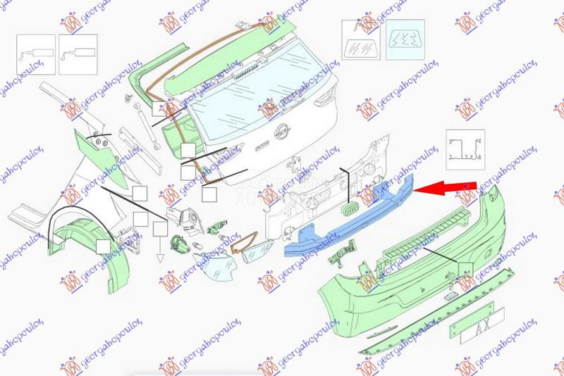 SINA ZADNJEG BRANIKA ALUMINIJU