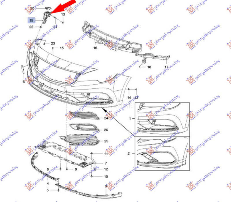 NOSAC PREDNJEG BRANIKA PLASTIC