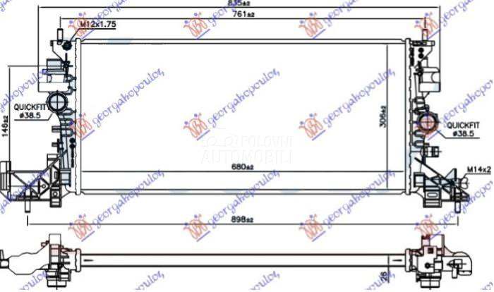 HLADNJAK MOTORA ZA SVE MODELE