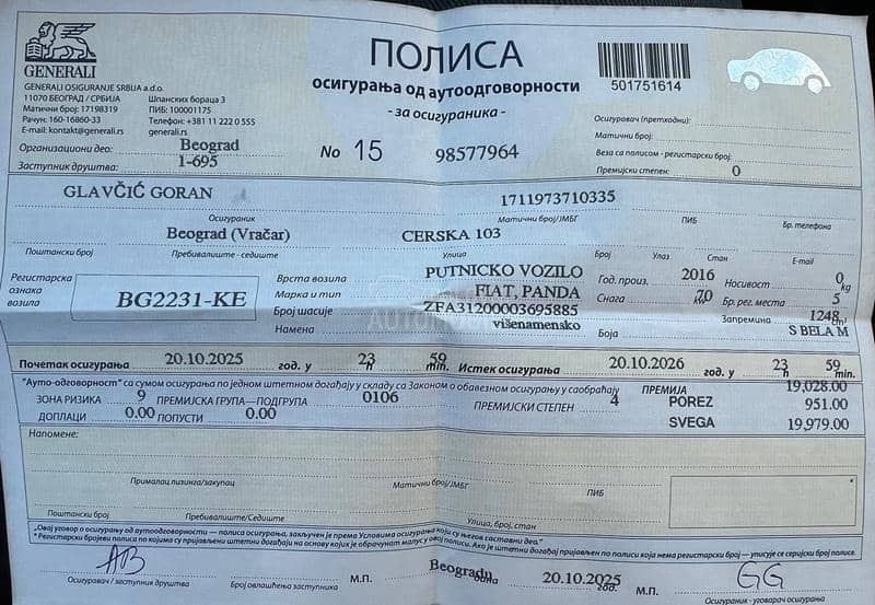 Fiat Panda multi jet 4x4  2016