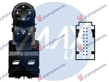 PREKIDAC U PREDNJIM VRATIMA (2 za Peugeot 208 od 2023. do 2025. god.