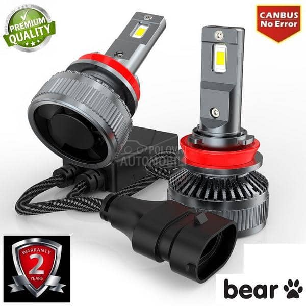 Led Sijalice H9 SET CSP chip CanBus 12V