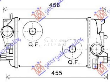 HLADNJAK INTERKULERA 1.7 CDTi za Opel Meriva od 2014. do 2025. god.