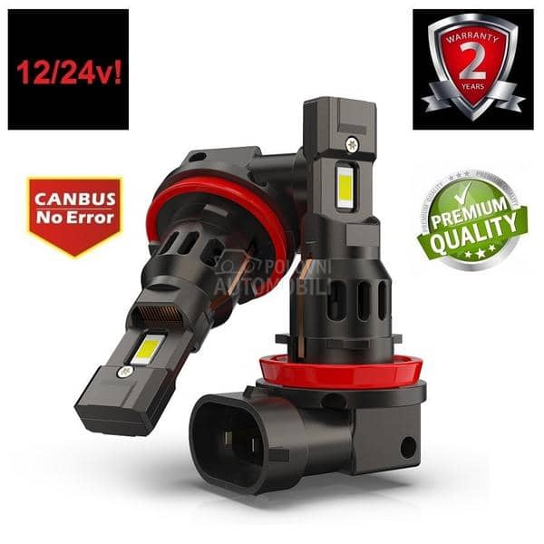 Led Sijalice H9 SET CSP chip 12/24V