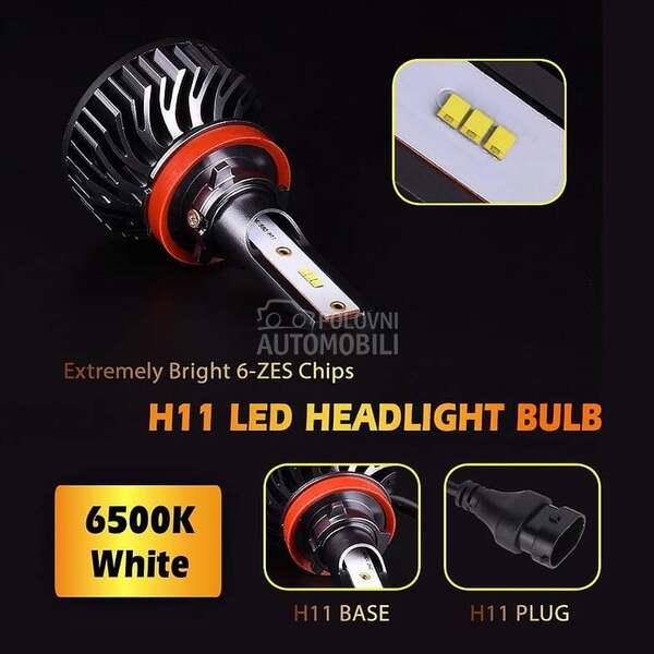 Led Sijalice H9 SET PHI ZES chip