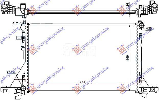 HLADNJAK MOTORA 2.3 CDTi (77.5