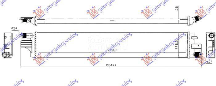 HLADNJAK MOTORA DODATNI 2.3 CD