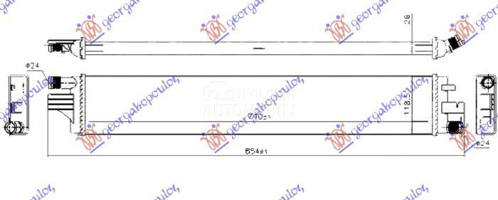 HLADNJAK MOTORA DODATNI 2.3 CD