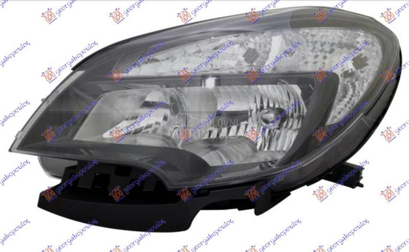 FAR ELEKTRICNI CRNI (H7/HB3) (