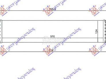 HLADNJAK INTERKULERA 1.4i 16V za Opel Mokka od 2013. do 2016. god.