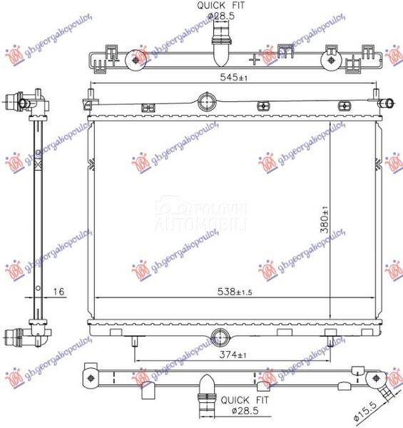 HLADNJAK MOTORA 1.2 BENZIN - 1