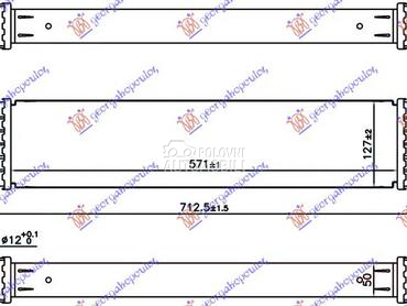 HLADNJAK INTERKULERA 1.4 TURBO za Opel Adam od 2012. do 2025. god.