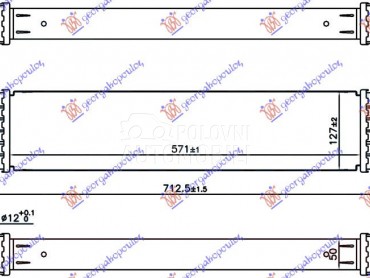 HLADNJAK INTERKULERA 1.4 TURBO za Opel Corsa E od 2015. do 2019. god.