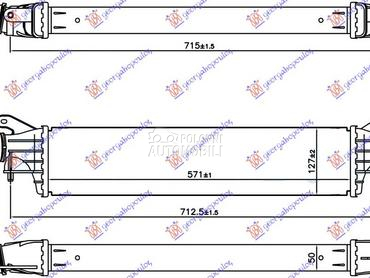HLADNJAK INTERKULERA 1.0i TURB za Opel Adam od 2012. do 2025. god.