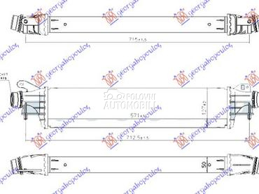 HLADNJAK INTERKULERA 1.3 CDTI za Opel Corsa E od 2015. do 2019. god.