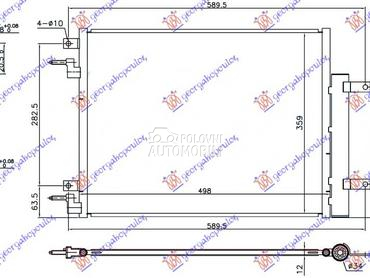 HLADNJAK KLIME ZA SVE MODELE ( za Opel Karl od 2015. do 2025. god.