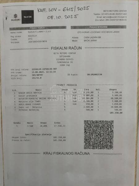 Suzuki Jimny 1.3 JlX