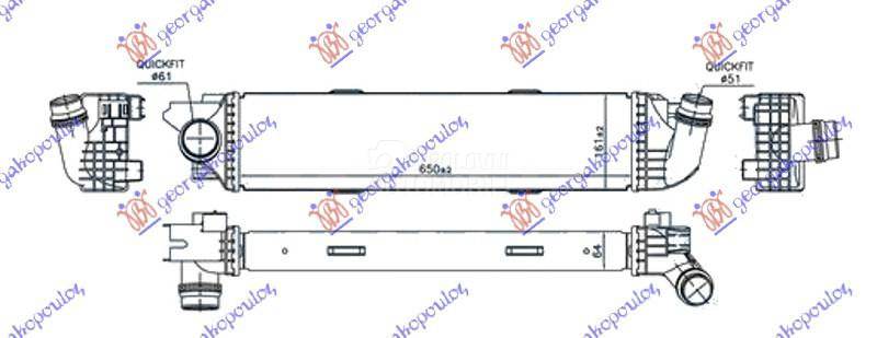 HLADNJAK INTERKULERA 1.6 CDTi
