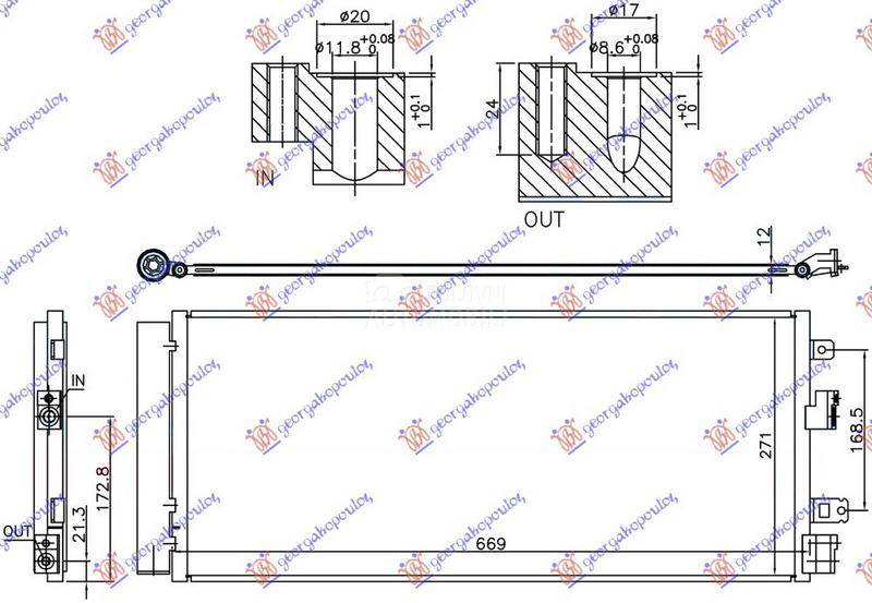 HLADNJAK KLIME BENZIN/DIZEL (6