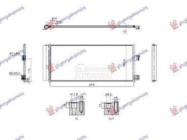 HLADNJAK KLIME BENZIN/DIZEL (6 za Opel Corsa E od 2015. do 2019. god.