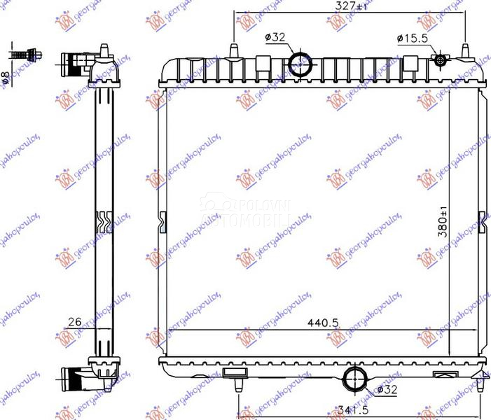 HLADNJAK MOTORA 2.0 Hdi HIBRID