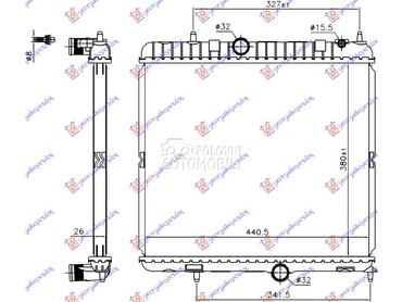 HLADNJAK MOTORA 2.0 Hdi HIBRID za Peugeot 3008 od 2009. do 2013. god.