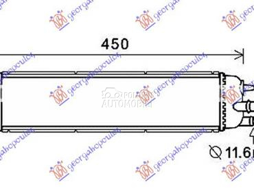 HLADNJAK MOTORA DODATNI 2.0 Hd za Peugeot 3008 od 2009. do 2013. god.