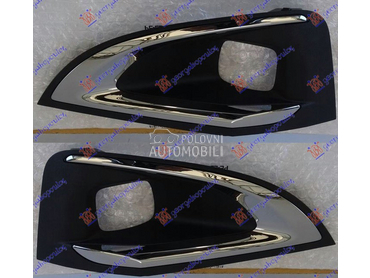 OKVIR MAGLENKE CRNI SA HROM LA za Peugeot 3008 od 2016. do 2020. god.