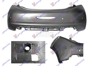 ZADNJI BRANIK PM (4 PDC SENZOR za Peugeot 208 od 2012. do 2015. god.